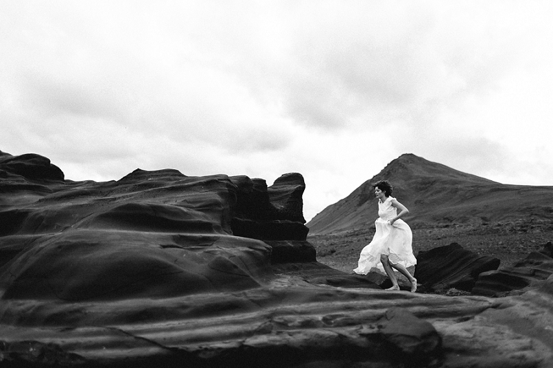 Anja Linner Island Editorial Shoot Therese und Luise Braut Brautkleid Boho