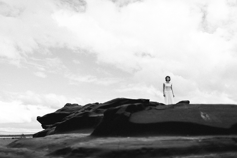 Anja Linner Island Editorial Shoot Therese und Luise Braut Brautkleid Boho 