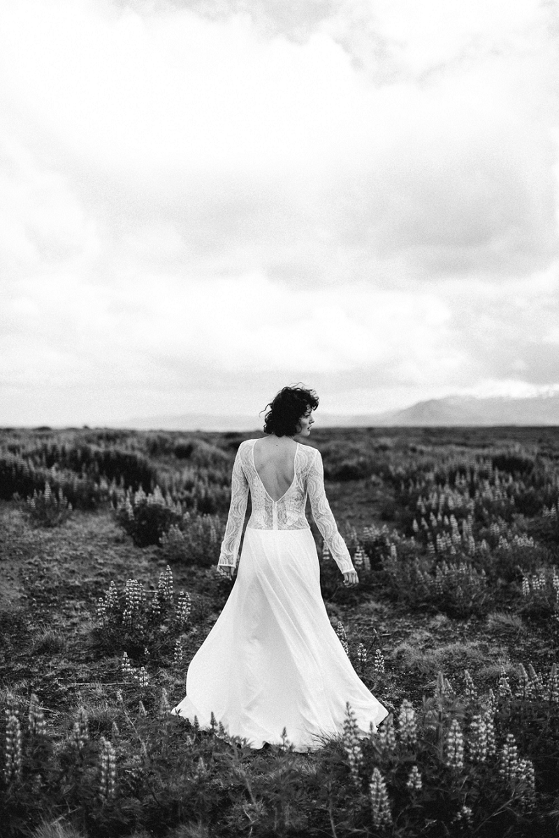 Anja Linner Island Editorial Shoot Therese und Luise Braut Brautkleid Boho