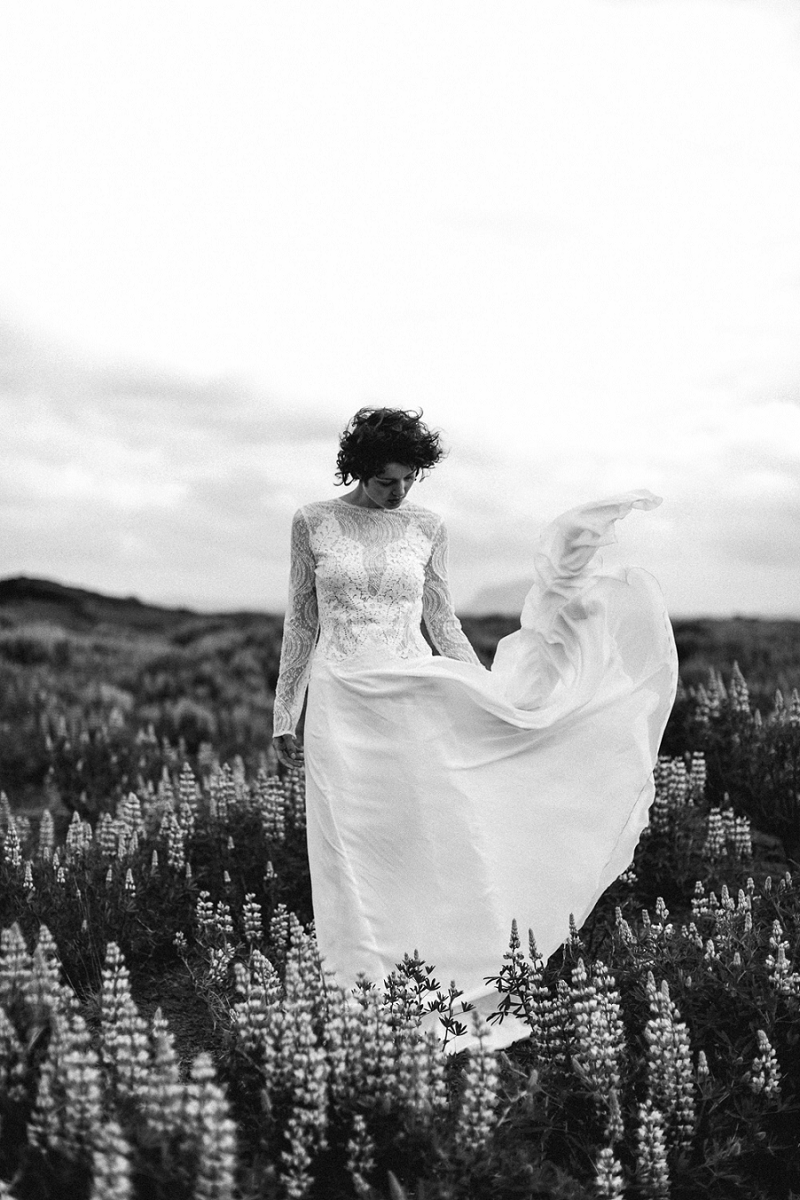 Anja Linner Island Editorial Shoot Therese und Luise Braut Brautkleid Boho 