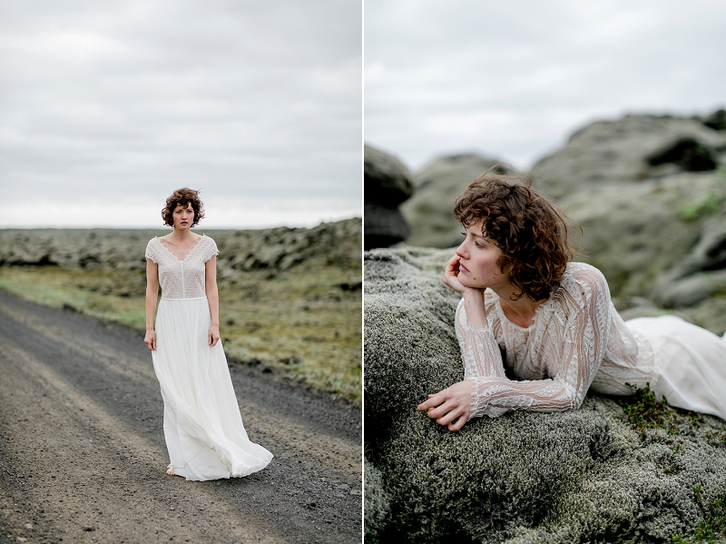 Anja Linner Island Editorial Shoot Therese und Luise Braut Brautkleid Boho 