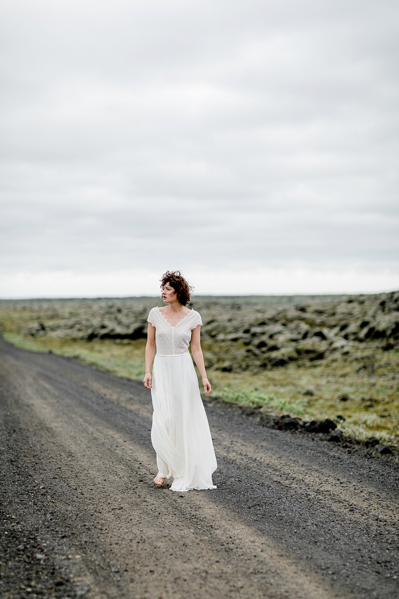 Anja Linner Island Editorial Shoot Therese und Luise Braut Brautkleid Boho 