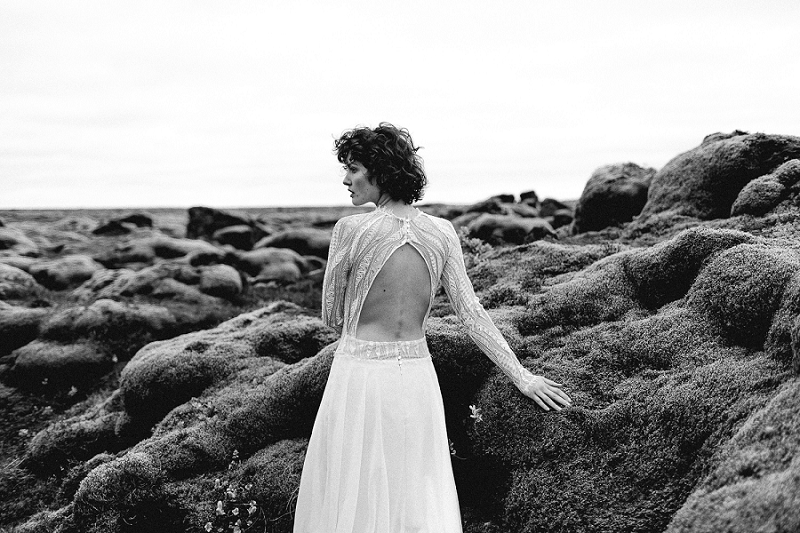 Anja Linner Island Editorial Shoot Therese und Luise Braut Brautkleid Boho