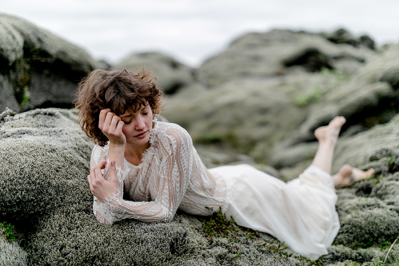 Anja Linner Island Editorial Shoot Therese und Luise Braut Brautkleid Boho 