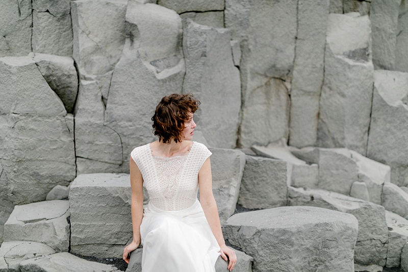 Anja Linner Island Editorial Shoot Therese und Luise Braut Brautkleid Boho