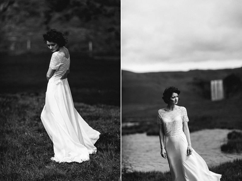 Anja Linner Island Editorial Shoot Therese und Luise Braut Brautkleid Boho