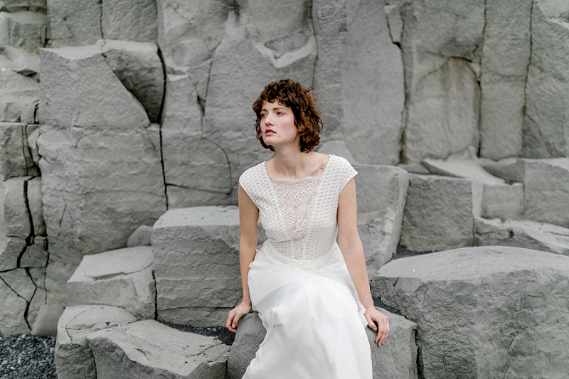 Anja Linner Island Editorial Shoot Therese und Luise Braut Brautkleid Boho