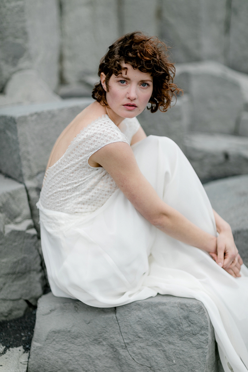 Anja Linner Island Editorial Shoot Therese und Luise Braut Hochzeit Island Heiraten in Island Wedding Island