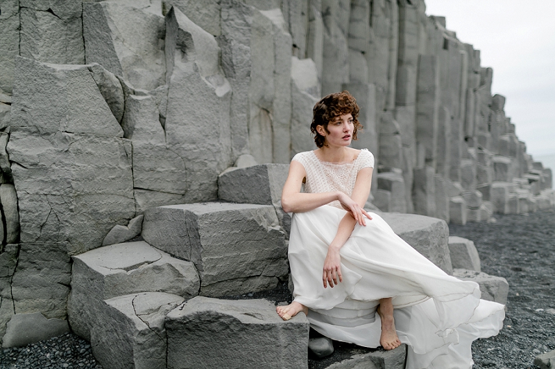 Anja Linner Island Editorial Shoot Therese und Luise Braut Brautkleid Boho