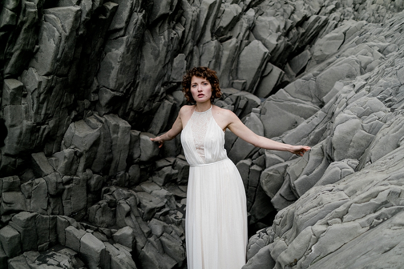 Anja Linner Island Editorial Shoot Therese und Luise Braut Brautkleid Boho Vik