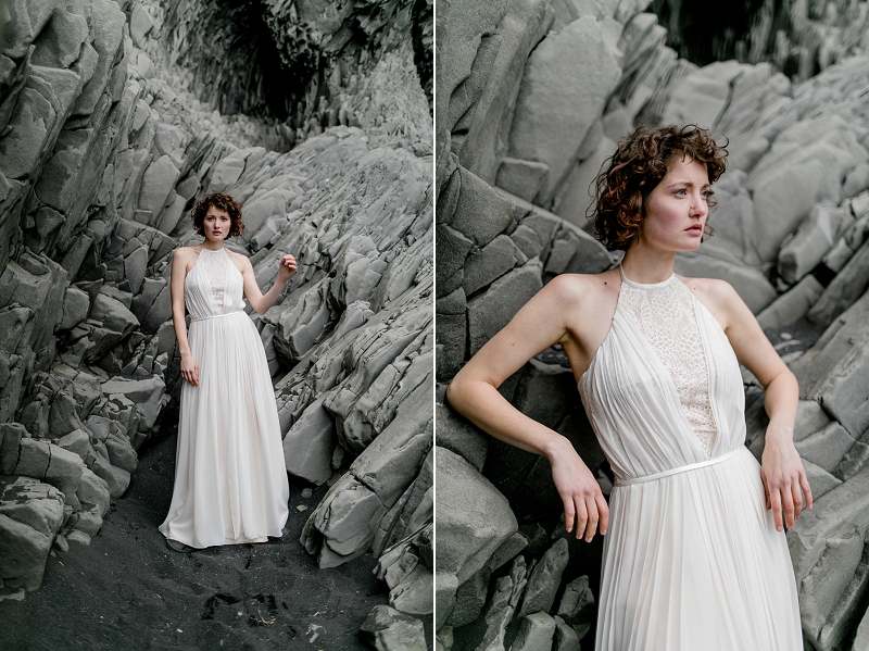 Anja Linner Island Editorial Shoot Therese und Luise Braut Brautkleid Boho Vik