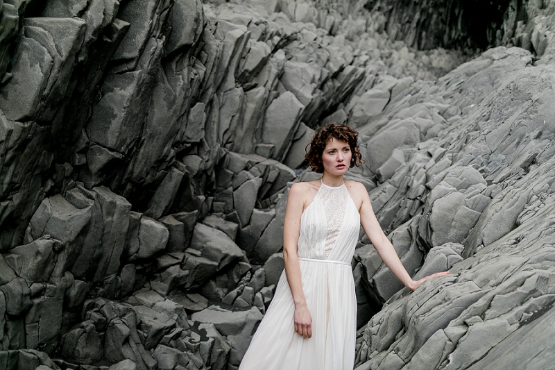 Anja Linner Island Editorial Shoot Therese und Luise Braut Brautkleid Boho Vik