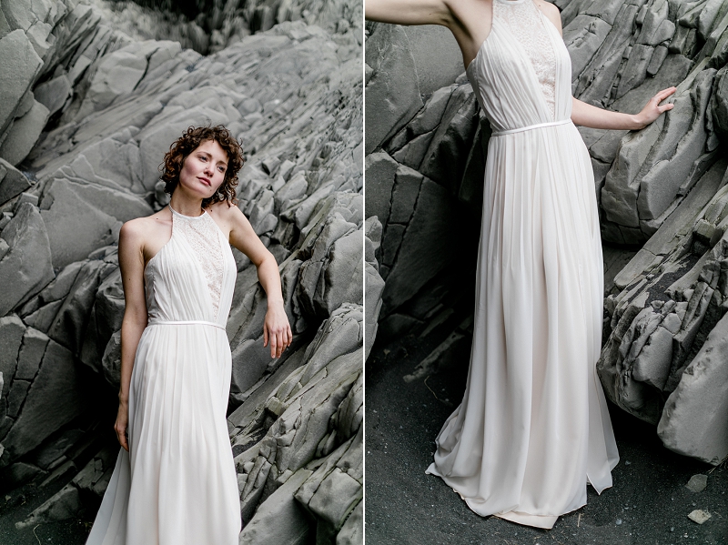 Anja Linner Island Editorial Shoot Therese und Luise Braut Brautkleid Boho Vik