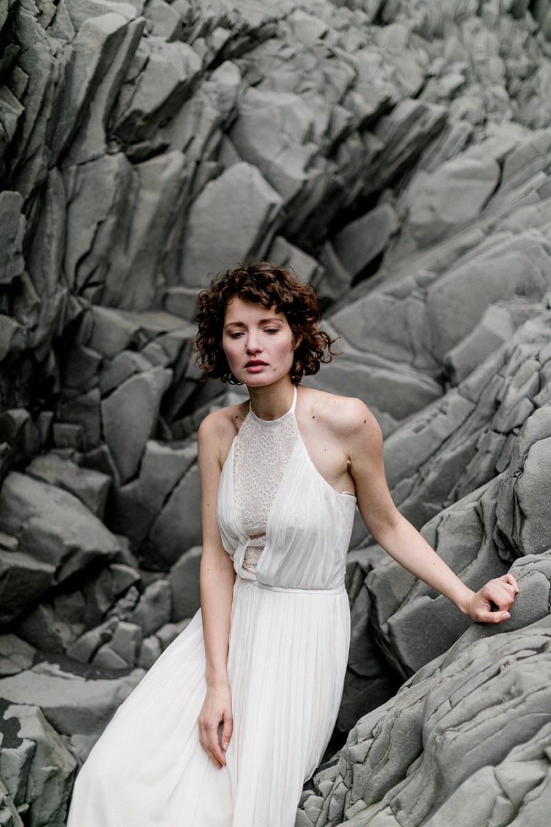 Anja Linner Island Editorial Shoot Therese und Luise Braut Brautkleid Boho Vik