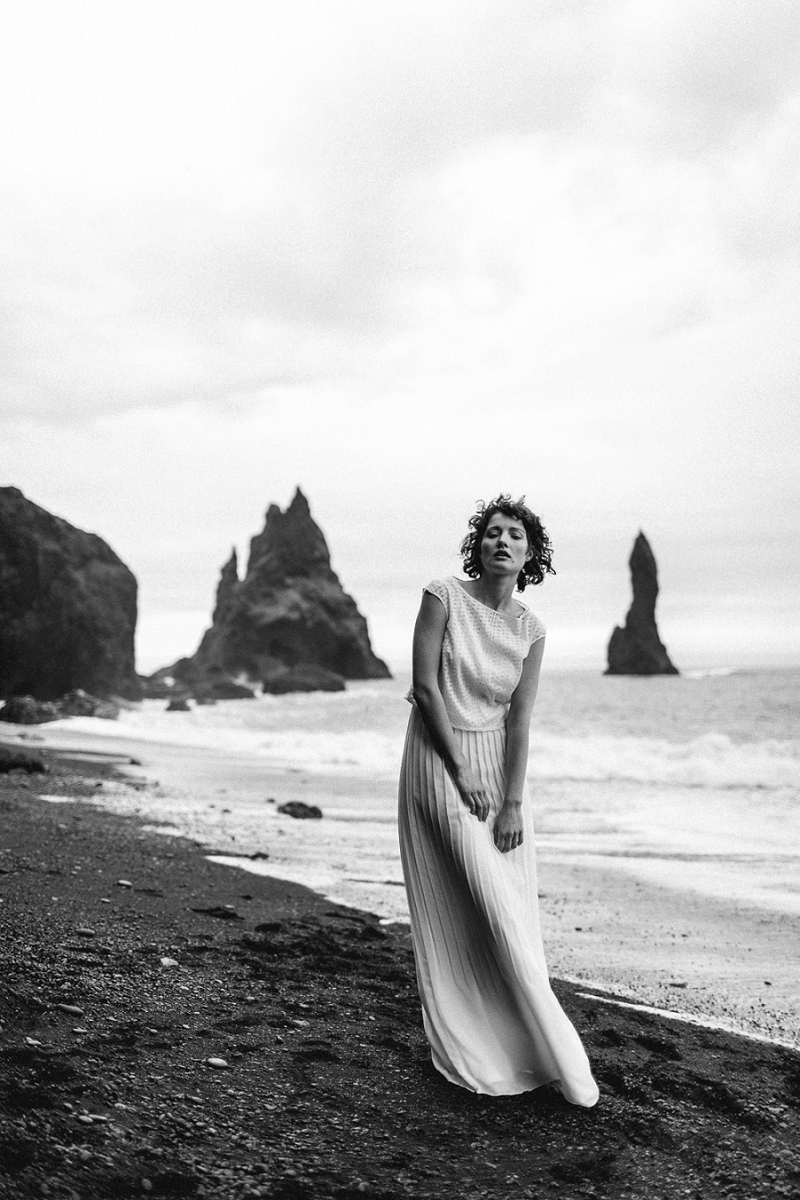 Anja Linner Island Editorial Shoot Therese und Luise Braut Brautkleid Boho Vik