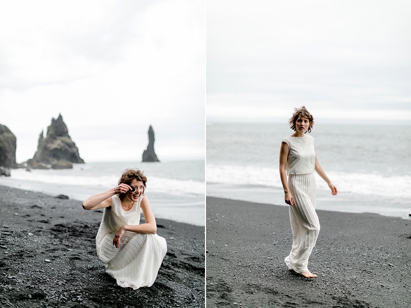 Anja Linner Island Editorial Shoot Therese und Luise Braut Brautkleid Boho Vik